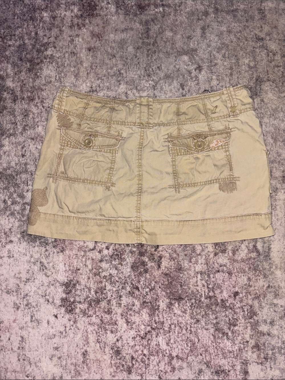 10 American Eagle Outfitters Tan Mini Skort - Picture 2 of 8